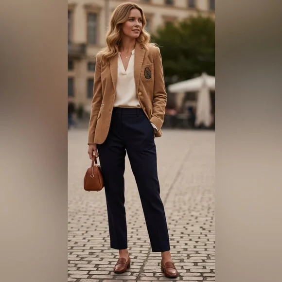 Lauren Ralph Lauren Bullion-Patch Corduroy Blazer New with tags - Picture 2 of 8